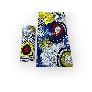 Ankara Fabric African Print Fabric Ankara Fabric By The Yard 100% Cotton Fabric
